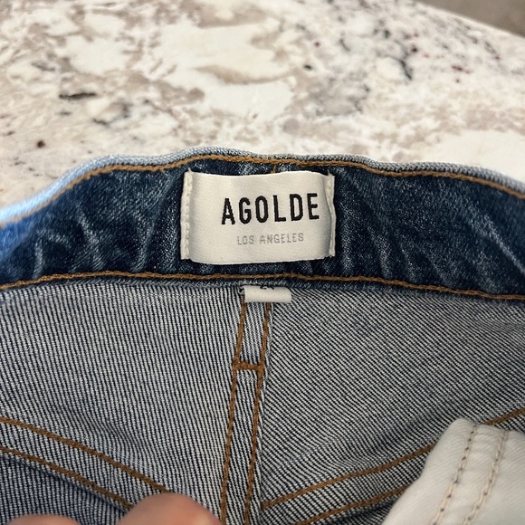 NWOT Agolde size 24 straight cut denim - Picture 3 of 4